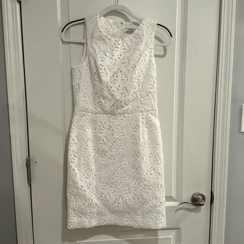 NWT Vineyard Vines White Kentucky Derby Lace Dress Size 2